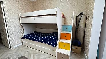 Mebel: Oğlan və qız üçün, İşlənmiş, Çarpayı, Matras ilə, Siyirməli, MDF — 3