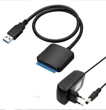 Другие аксессуары для компьютеров и ноутбуков: Адаптер SATA III на USB 3.0 с дополнительным питанием - поможет легко — 11