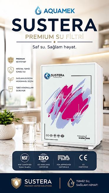 Sustera Slim – Təmiz su, rahat həyat 💧 Eviniz üçün kompakt və müasir