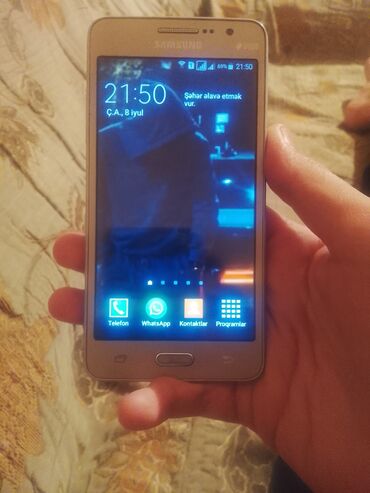 магазин самсунг баку: Samsung Galaxy S3 Mini, 8 GB, rəng - Boz, Düyməli