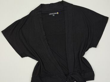 bluzki w serek czarne: Kardigan, M, stan - Bardzo dobry