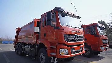 Мусоровозы: Мусоровоз SHACMAN H3000, 18.5м3, 2025 - 6 920 000 сомов. Мусоровоз — 12