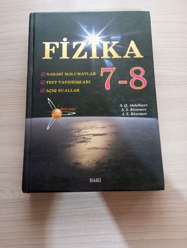 İnformatika: Fizika, Rüstəmov qayda kitabı. Qiymət: 6AZN. Kitab səliqəli istifade