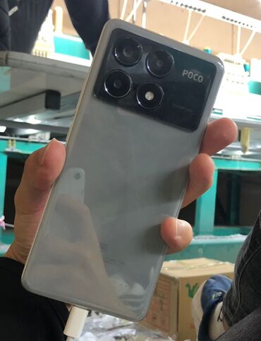 сенсорный телефон: Poco X6 Pro 5G, Б/у, цвет - Серый