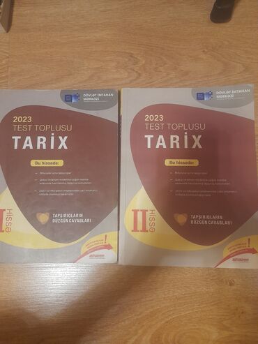 Testlər: Məhsul: 2023 “Test Toplusu – Tarix” (DİM) – I və II hissə