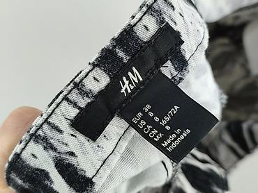 szerokie spodnie pull: H&M, Spodnie materiałowe damskie, rozmiar M — 4