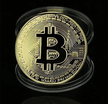 Монеты: Коллекционная сувенирная монета Bitcoin (BTC) - Дизайн: рельефный — 67