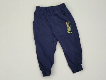 spodnie dresowe na szczupłego chłopca: Спортивні штани, 12-18 міс., стан - Хороший