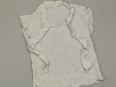 białe bluzki z kołnierzykiem krótki rękaw: Bluzka Damska, S, stan - Dobry
