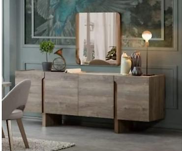 Komodlar: Modern üslubda konsol/komod + güzgü dəsti. - Material: ağac — 1