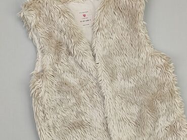 beżowe futerko kamizelka: Vest, Primark, 10 years, 134-140 cm, condition - Good