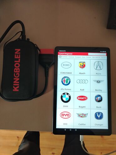 измеритель лакокрасочного покрытия: KINGBOLEN avtomobil diaqnostika dəsti - X-DIAG V7.00.012 proqramı ilə