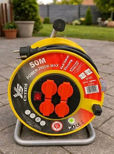 hds 75: Produzni kabal s motalicom 50m i 25m Opis oglasa ? Produžni kabl na — 1