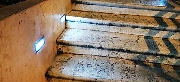 rustik lusteri: Lampe za stepenište cokle oko kuće stubove. Vodootporne lampe ugradne — 6