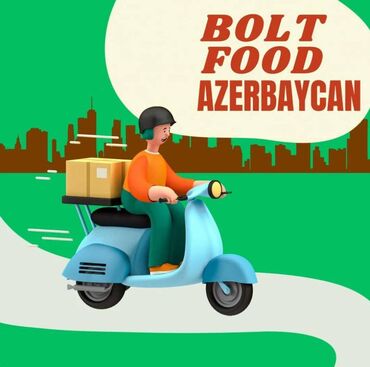 bolt taksi gence: Moto-kuryer tələb olunur, Gündəlik ödəniş, Təcrübəsiz