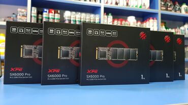 ������������ 1 ���� �������� в Кыргызстан | Жесткие диски, переносные винчестеры: SSD диск 1 TB ADATA NVMe xpg sx6000 pro ssd adata sx6000pnp 3d tlc