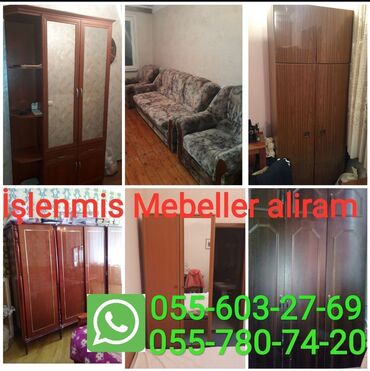 Столы и стулья: Ikinci el işlenmis mebeller alıram
