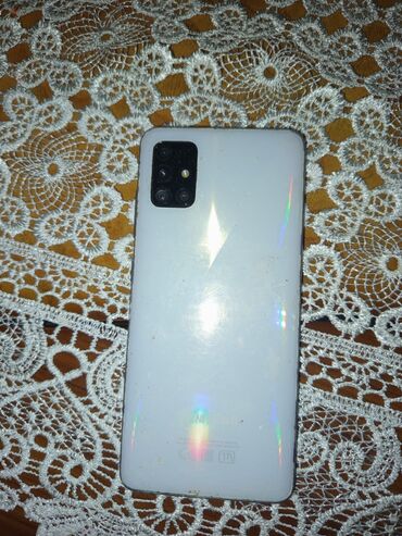 samsung a74 qiymeti: Samsung Galaxy A51, 1 TB, rəng - Ağ, Qırıq