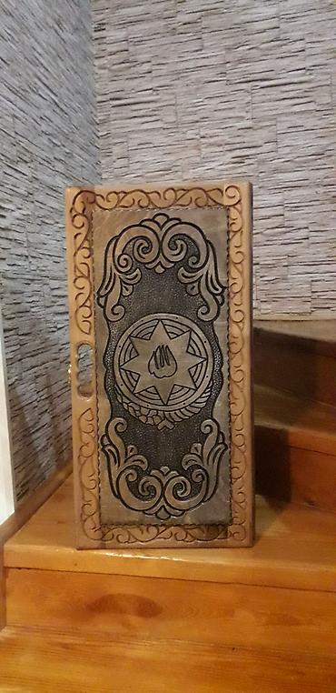 Nərdlər: Məhsul: Əl işı nərd taxtası Təsvir: - Tamamilə ağacdan hazırlanan — 1