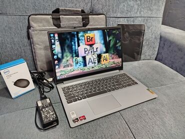 ноутбук айсер: Ноутбук, Lenovo, 16 ГБ ОЭТ, AMD Ryzen 5, 15.6 ", Колдонулган, Жумуш, окуу үчүн, эс тутум NVMe SSD