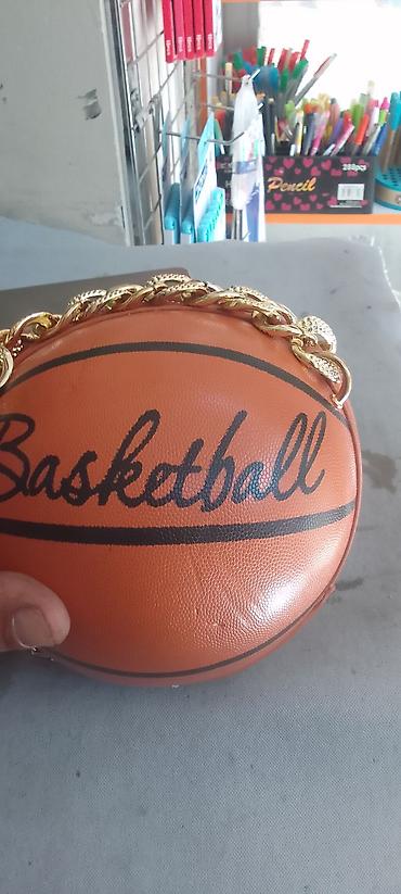 Basketbol topu formasında çanta - Dizayn: Narıncı rəngli, basketbol