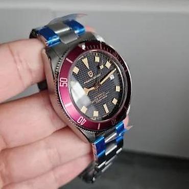 Ručni satovi: PAGANI DESIGN PD-1671 - 42mm - Crvena - Tudor BB58 Homage Potpuno nov — 9