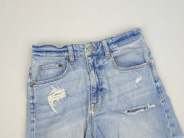 krótkie spodenki z wysokim stanem w paski: H&M, Шорти жіночі, розмір S