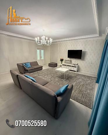 абба: 3 комнаты, 133 м², Бишкек Парк ТРЦ Элитка, 4 этаж, Евроремонт — 4
