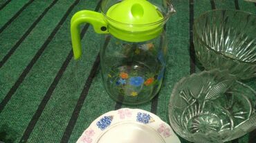 Наборы посуды: Набор посуды для сервировки стола, стекло/фарфор. В комплекте: - — 3