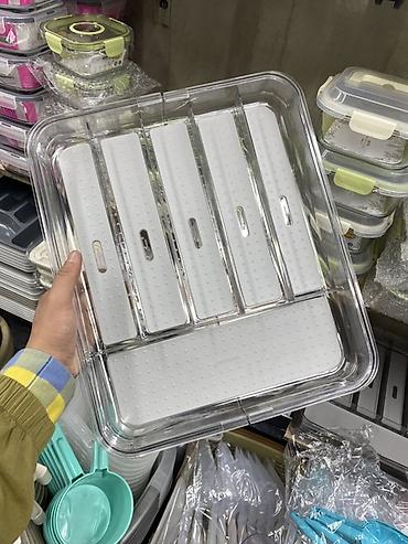deco mesh: Органайзер для столовых приборов и кухонных мелочей - Прозрачный — 1