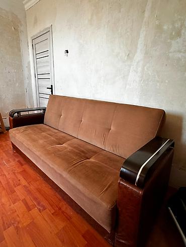 İşlənmiş, Divan-kravat, 2 kreslo, Divan, Bazalı, Açılan