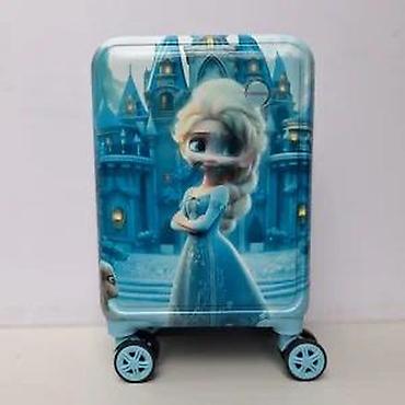 Rančevi, torbe i koferi: Dečiji kofer na točkiće – motiv ledene princeze - Tvrda školjka sa — 20