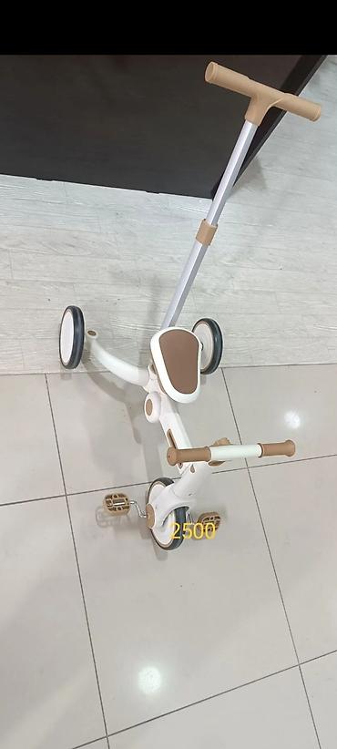 Детские велосипеды: Детские товары 1) Трёхколёсный велосипед-коляска для двоих детей - — 3