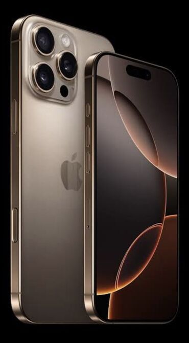 Apple iPhone: IPhone 16 Pro Max, 256 ГБ, Desert Titanium, Face ID