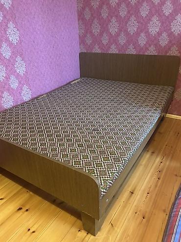 madeyra matras: Taxta çarpayı – iki nəfərlik-200x140sm - Material: MDP/laminat örtüklü — 1