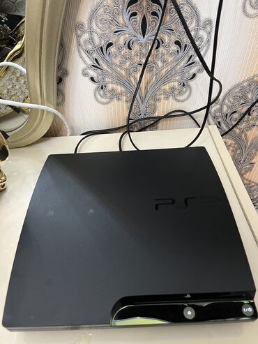 PS3 (Sony PlayStation 3): Playstation3 slim 500 gb yaddaş yaddaşında 45 dənə oyun var GTA 5,Call