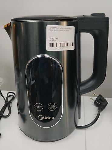 Электрический чайник Midea, темно‑зеленый (модель AK-0939) -