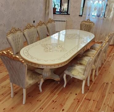 Sifarişlə masa və oturacaq dəstləri: Dördbucaq masa, Qonaq otağı üçün -da lalafo.az — 7 Sifarişlə masa və oturacaq dəstləri: Dördbucaq masa, Qonaq otağı üçün — 7