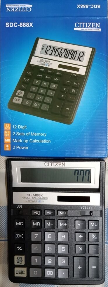 Калькулятор CITIZEN SDC-888X Производство - Филиппины, сборка Китай