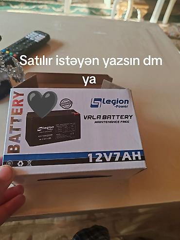 07 stop ledi: Legion Power VRLA batareya – 12V 7Ah - Model: 6FM7 (12V7AH/20HR) — 2