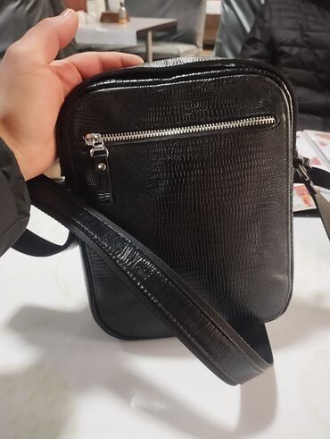 Классические сумки: Классическая сумка, Материал: Искусственная кожа, Жёсткая конструкция, Мужские — 1