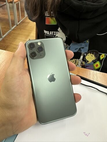 айфон 13 про макс бу купить: IPhone 11 Pro, Matte Midnight Green, 72 %