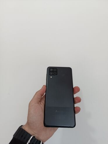 samsung koreya: Samsung Galaxy A12, 32 ГБ, цвет - Черный, Кнопочный, Отпечаток пальца