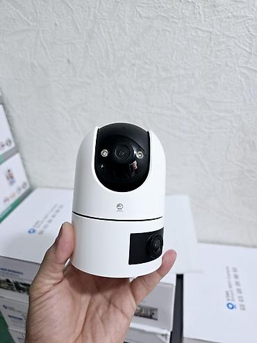 kamera tripot: İki linzalı ağıllı təhlükəsizlik kamerası Xüsusiyyətlər: - İki kamera — 2