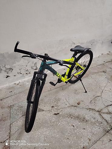 12 dyumlu velosiped: ZIGZAG şəhər/trek velosipedi - Rəng: sarı-yaşıl ombre (çərçivədə — 1
