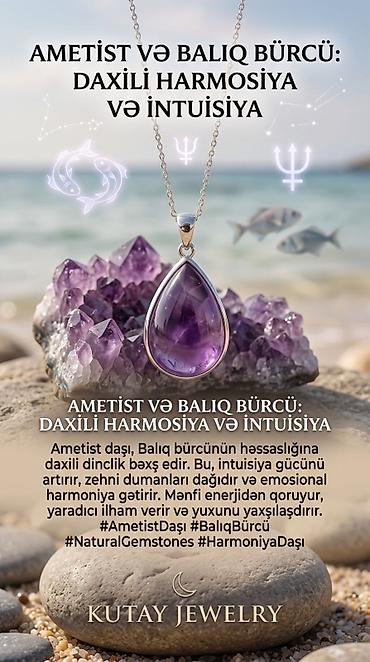Kulonlar: Kutay Jewelry – Təbii qiymətli daşlarla bürc tematik asma boyunbağılar — 2
