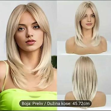 Perike i klipse: Perike – više modela i dužina - Tip: ženske modne perike sa dugim — 71