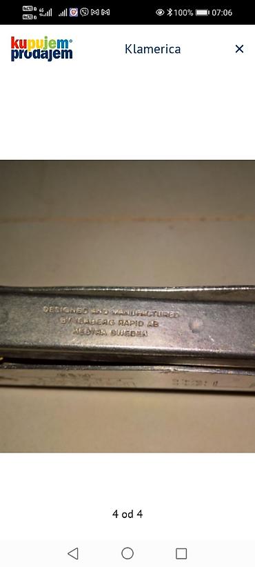 sluci: Klamerica Rapid – ručni heftalac za tapetare i ambalažu - Proizvođač — 3