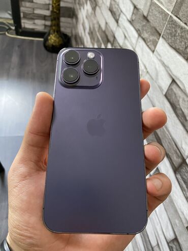 Apple iPhone: IPhone 14 Pro Max, 128 GB, Deep Purple, Face ID