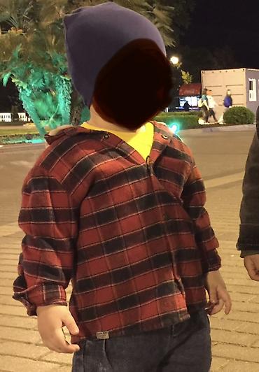 куртка zara: Uşaq üçün kapüşonlu flanel köynək-jaket ela veziyyetde unvan — 1